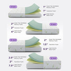 NapQueen Full Size, 8 Inch Anula Green Tea Infused Memory Foam Mattress, Bed in a Box, CertiPUR-US Certified Mattress
