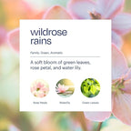 Aera True Loves Wildrose Rains - Deodorizing Home Fragrance Scent Refill for Pet Odor - Notes of Green Leaves, Rose Petal & Water Lily - 12.5mL - For Use With Aera Diffuser (Sold Separately)