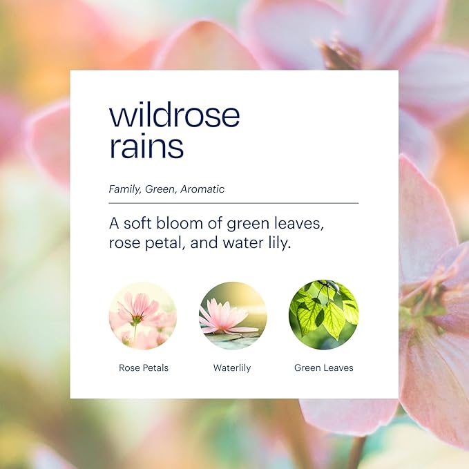 Aera True Loves Wildrose Rains - Deodorizing Home Fragrance Scent Refill for Pet Odor - Notes of Green Leaves, Rose Petal & Water Lily - 12.5mL - For Use With Aera Diffuser (Sold Separately)