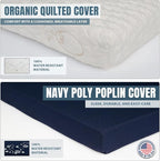 Foamma Custom RV Mattress - High-Density Foam Pad & Cushion for Beds & DIY Projects - Polyurethane Upholstery with Quilted or Water-Resistant Cover, Mid Firm or Firm, Optional Gel Memory Foam Add-On