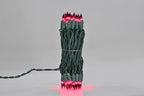Brite Star 100 Count Mini String Christmas Lights, Purple - 22 feet Indoor/Outdoor Christmas Tree Lights with Green Wire