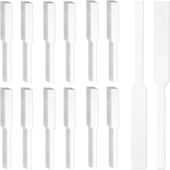 500 Pieces Perfume Tester Strips - Perfume Blotter Essential Oils Paper Test Strips -Premium Fragrance Tester Strips for Scent Evaluation - Fragrance Strips for Aromatherapy & Spice Oils (White)