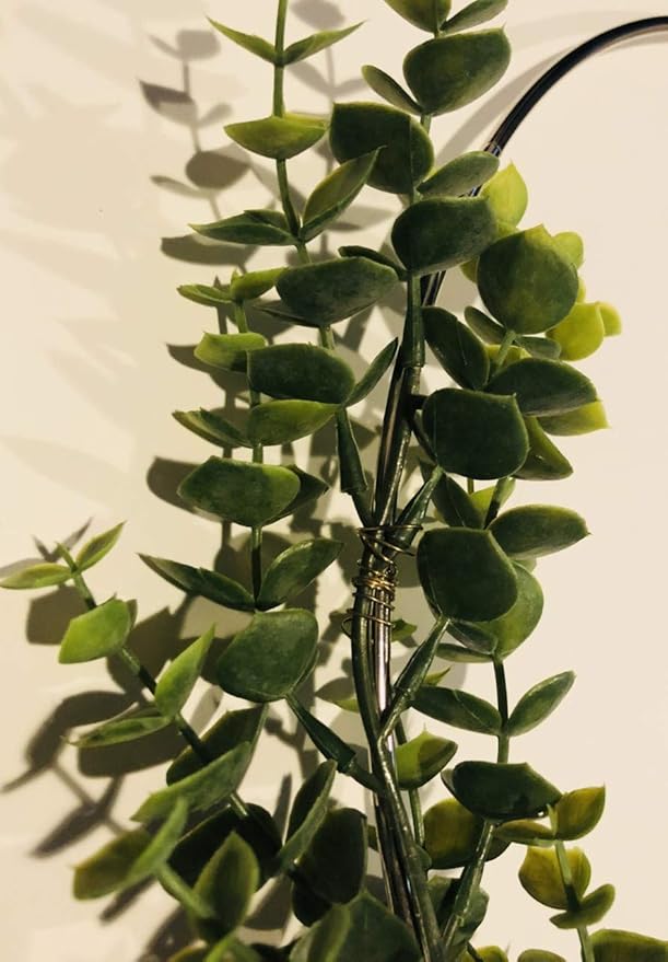 Metal Hoop Wreath Shabby Chic Eucalyptus Succulent Green Simple Wedding Baby Nursery Rustic Farmhouse Scandinavian Home Decor (Set of 3 - 8", 10", & 12")