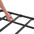 Amazon Basics Smart Box Spring Bed Base, 7-Inch Height Mattress Foundation, Tool-Free Easy Assembly, Full, 74"L x 53"W x 7"H, White