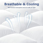 Mattress Topper Twin XL College Dorm, Waterproof Bed Topper Twin XL Cooling Mattress Pad Cover for College, Pillow Top Mattress Topper with Deep Pockets, Breathable Fluffy Fill Mattress Protector