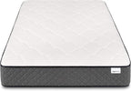 Amazon Basics Memory Foam Mattress, King Size Mattress, Hybrid, 12 Inch, Medium Feel, Motion Isolation Springs, White/Gray