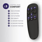Blissful Nights e3 Split King Adjustable Bed Base Frame with Wireless Remote, Head and Foot Incline with Both Left and Right Sides, Easy Assembly, and 10 Year Warranty