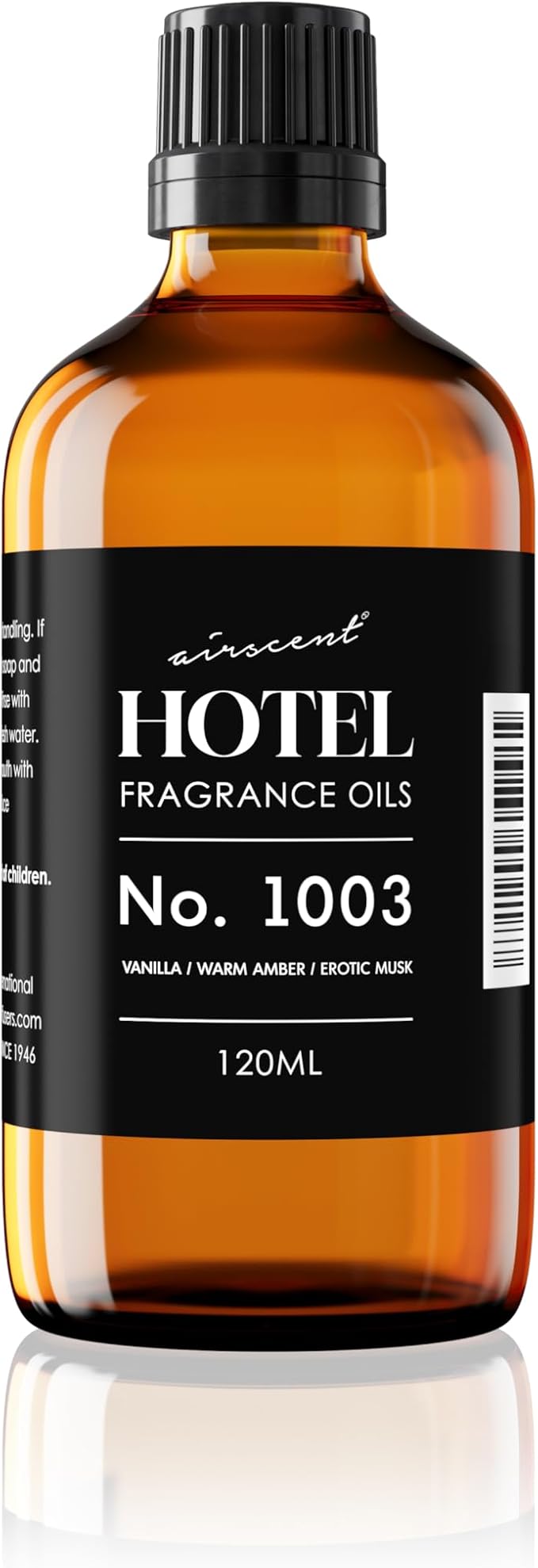 AirScent Hotel Diffuser Oil No. 1003 Inspired by The Asian Garden Las Vegas Hotel Scent - Premium Fragrance Oil for Ultrasonic and Waterless Diffusers and Crafting - 120 mL, 4 fl oz Glass Bottle