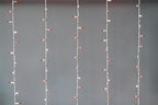 Brite Star 100 Count Mini String Christmas Lights, Red - 22 feet Indoor/Outdoor Christmas Tree Lights with White Wire