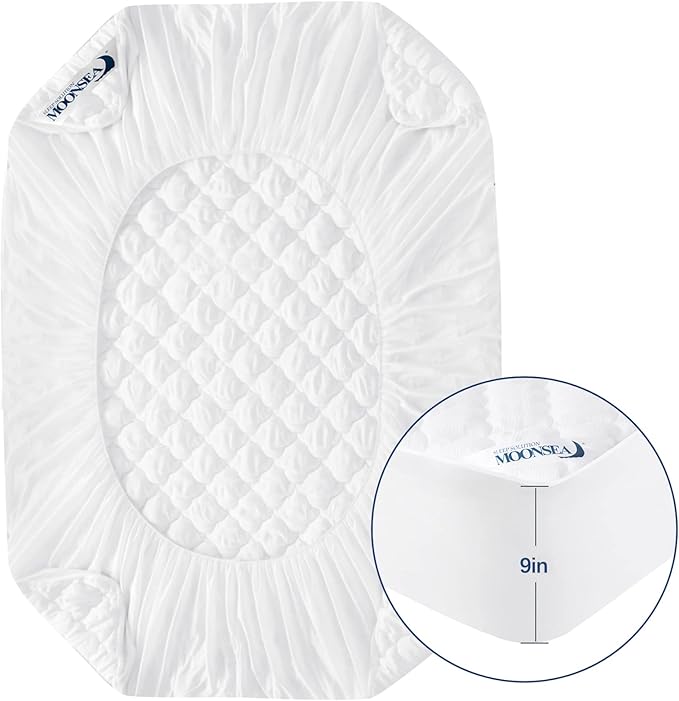 Kids Travel Air Mattress Protector Waterproof, Compatible with Intex Kidz Inflatable Raised Frame Camping Air Mattress