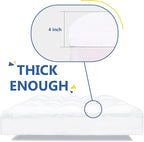 Aemicion Extra Thick Mattress Topper King, 4 Inch Extra Soft Mattress Pad Cover, Pillow Top Matress Topper with with 18" Deep Pocket 76" x 80"