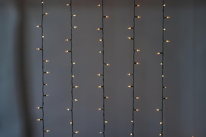 Brite Star 50 Lt String to String Lights, Clear, Green Wire