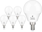 Sailstar Ceiling Fan Light Bulbs, E12 LED Bulb 60W Equivalent, Neutral White 4000K, 600 Lumens, A15 Small Candelabra Base LED Light Bulbs 6W, CRI 85, Non-dimmable, Pack of 6