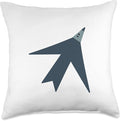 Cute Scandinavian Animals Designs Chic Scandinavian Bird Minimalism Throw Pillow, 18x18, Multicolor