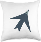 Cute Scandinavian Animals Designs Chic Scandinavian Bird Minimalism Throw Pillow, 18x18, Multicolor