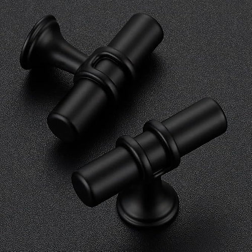 15 Pack Matte Black Cabinet Knobs - Kitchen Cabinet Knobs Cabinet Pulls for Kitchen Cabinet Drawer Stainless Steel Dresser Knobs for Cabinet Hardware 2in Length Single Hole