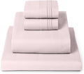 Mellanni Full Sheets Set - 4 PC Iconic Collection Bedding - Hotel Luxury, Extra Soft, Cooling Bed Sheets - Wrinkle, Fade, Stain Resistant (Full, Blush Pink)