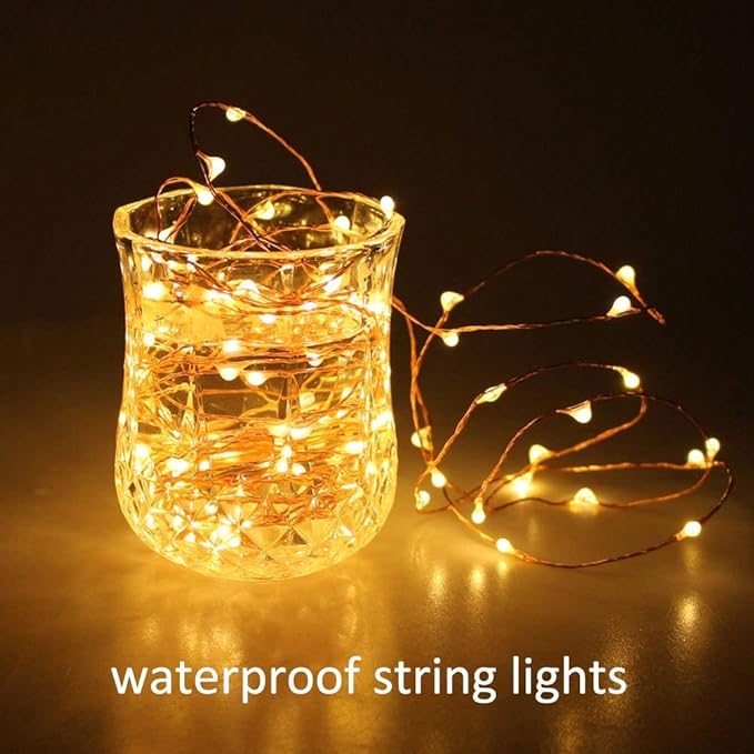 Super Long LED String Lights 99ft 300 LEDs Fairy String Lights with Switch/Timer, Indoor/Outdoor Copper String Lights with Remote, for Birthday Wedding Christmas, Plug in/8 Modes Warm White