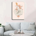 Metal Tin Signs Cute Floral Modern Art Suitable for Home Bar Cafe Farmhouse Decoration8x12inch Tin Sign