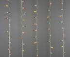 Brite Star 100 Count Mini String Christmas Lights, Multi - 22 feet Indoor/Outdoor Christmas Tree Lights with White Wire (Set of 2)