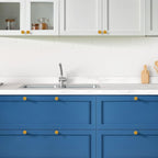 Ravinte 25 Pack Cabinet Knobs Earthy Yellow Kitchen Cabinet Knobs Round Dresser Drawer Pulls Closet Door Pulls 1-1/5 Inch