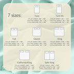 LuxClub 4 PC Sheet Set Bed Sheets Deep Pockets 16" Eco Friendly Wrinkle Free Cooling Machine Washable Hotel Bedding Silky Soft - Aquamarine Full