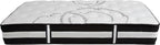 Flash Furniture Capri Comfortable Sleep 12" Hybrid Pocket Spring and Foam Mattress in a Box, Foam Pocket Spring Hybrid Mattress for Pressure Relief, Twin