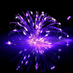 ANJAYLIA Purple String Lights, LED Fairy Lights Battery Operated 30leds Firefly Fairy Lights Party Home Wedding Festival Decorations