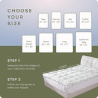 Cooling Mattress Topper - Twin XL Size | Plush Pad Mattress Topper for Back Pain Relief, 8-21" Deep Pocket | Viscose Made from Bamboo Pillow Top | Bedroom Essentials