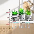 3Pack Fake Plants in Cute Pots, Indoor Faux Plants Decorations Lifelike with Artificial Flowers for Office Bathroom Bedroom Living Room Kitchen Home Farmhouse Shelf Decor