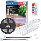 Armacost Lighting RibbonFlex Home 24V RGB+W Hardwire LED Strip Light Kit, Multicolor, 16 ft (423511)