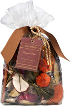 Aromatique Cinnamon Cider Scented Potpourri Bag 14oz - Decorative Home Fragrance Sachet Dried Flowers, Long Lasting Room Air Freshener Deodorizer Perfect Fall Decoration or Catchall Bowl Filler Decor