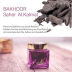 Almas Perfumes Bakhoor Saher Al Kalmat – Premium Oriental Incense 60g | Long-Lasting Fragrance with Oud | Made in K.S.A