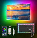 MATICOD LED Lights for TV Led Backlight, 13.1ft RGB Led Strip Lights for TV Lights Behind, USB Led Light Strip for 45-60in TV, Bluetooth APP Control Music Sync Strip Lighting for Christmas Decorations