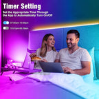 65.6ft Led Strip Lights, Led Light Strips Music Sync Color Changing Led Lights with App Control and Remote, Led Lights for Bedroom, Party, Home Decoration