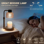 KLL Candle Warmer Lamp with Timer: Christmas Gifts for Women - Birthday Gifts for Women Mom - House Warming Gifts New Home Decor - Vintage Home Decor for Scented Jar Candle