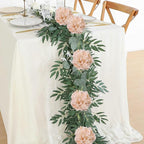 AVIVIHO 10pcs Hydrangea Artificial Flowers Champagne Fake Hydrangeas Flowers with Stems Full Fluffy, Realistic Silk Hydrangea for Table Centerpieces, Wedding,Party,Home Decor