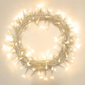 42ft 120 Led Battery Powered String Lights, IP65 Waterproof 8 Modes Twinkle Fairy Lights with Timer for Bedroom, Garden, Party, Christmas Tree Indoor Outdoor Decorations, Warm White