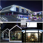 LED Module Windows Lights - 3000K White, 100pcs, 49.8 Ft, 5730 SMD, 150LM Per Module, IP65 Waterproof for Advertising Signs With Tape Adhesive Backside (No Power Supply)
