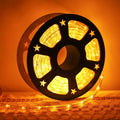 50ft 360 LED Orange Rope Lights, 110V Connectable Orange Led Strip Lights, Halloween Decoration Outdoor Lights for Deck, Patio, Pool, Camping, Landscape, Bedroom, Christmas Decor