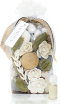 ANDALUCA Cashmere Oak Potpourri | Large 20 oz Bag + Fragrance Vial | Scents of Orchid, Eucalyptus, Mandarin, Black Rose, Cashmere Musk and Patchouli