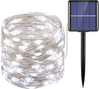 AMIR Upgraded Solar String Lights,78.6ft 240 LED Copper Wire Lights, 8 Modes Starry Lights, Waterproof IP65 Fairy Christams Decorative Lights for Outdoor, Wedding, Homes, Party, Halloween (White)
