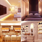 phopollo Warm White LED Strip Lights, 50ft (2 Rolls of 25ft) Dimmable 3000k Warm White Led Light Strip, 900 LEDs Flexible Led Lights for Bedroom, Mirror, Kitchen Decoration