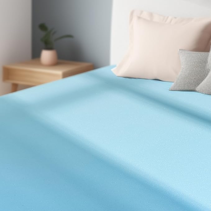 3 Inch Twin XL Memory Foam Mattress Topper Size for College and Dorm, Cooling Gel Infused, Mattress Pad for Pressure Relief, School Essentials, 39x80 Inches, Blue