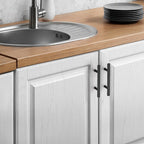 JOY DECOR 60 Pack Cabinet Handles, Black Cabinet Pulls, 3 in Hole Center Kitchen Hardware, Stainless Steel T Bar Handles for Dresser Drawers