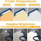 Book Light For Reading In Bed Neck Light Rechargeable Lamp For Reading Camping Working, Christmas Birthday Gifts For Book Lovers Trending Gifts For Men Women Adults Teens Readers Bible Study Supplies