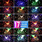 Star Night Light Projector for Kids with Timer - Glow in The Dark Stars and Moon, Best Gift for 1-14 Years Old