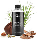 AROMELY My Way Essential Diffuser Oil Blend - Inspired by 1 Hotel® - Luxurious Fragrance with Notes of Leather, Cardamon, Lemon, Cedarwood, Iris and Amber. (500ml (17 Fl Oz), My Way)