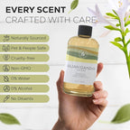 Aroma Country Rajanigandha (Tuberose) Luxury Diffuser Oil Refill & Fragrant Room Spray for Reed Diffusers, Electric Machines, and Oil Warmers (8.5 Fl. oz)