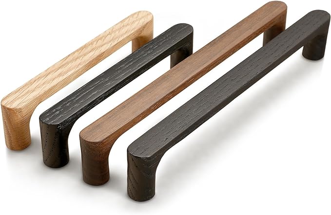 Walnut Round 7-1/2in 2 pcs Wooden Drawer Pulls Handle pulls for cabinets Kitchen Cabinet Drawer pulls Cabinet Door Pull
